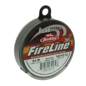 FireLine 6lb 50 yard spool in Smoke