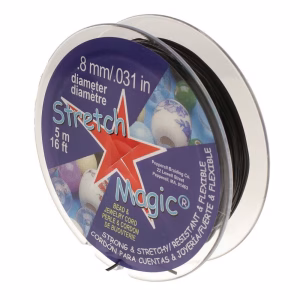 STRETCH MAGIC CORD .8MM BLK 5M SPL SM08BK5