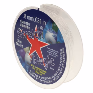 STRETCH MAGIC CORD .8MM CLR 5M SPL SM08CL5